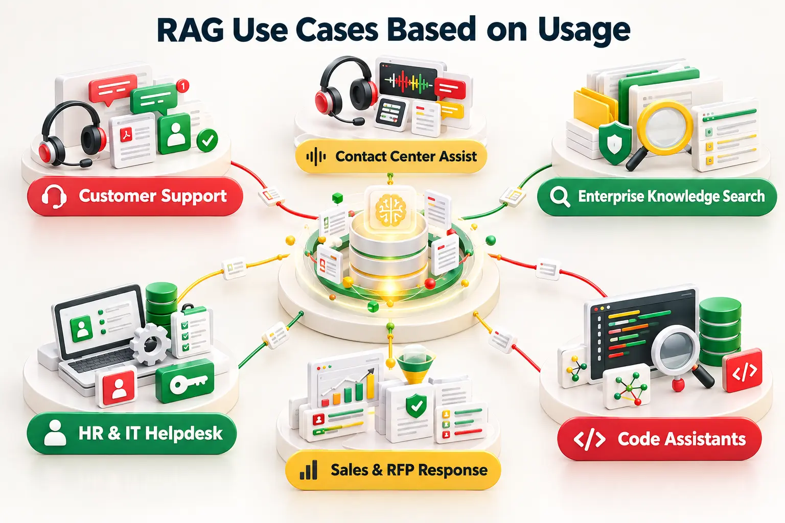 RAG use cases by business function