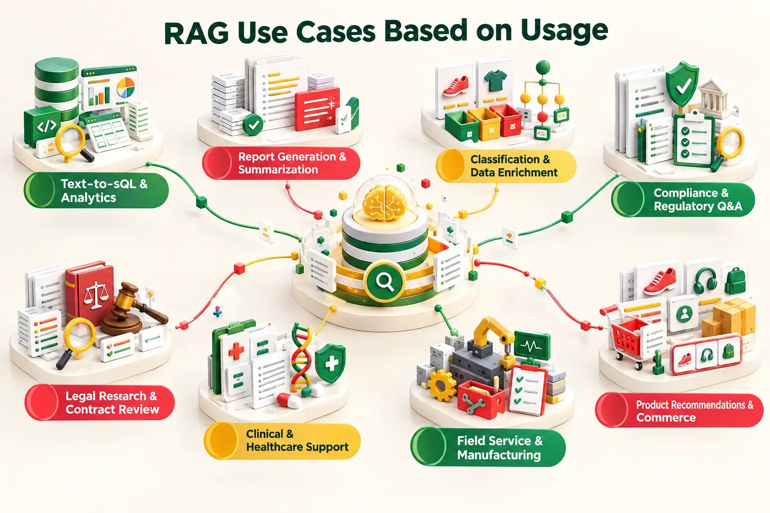 RAG use cases by business function