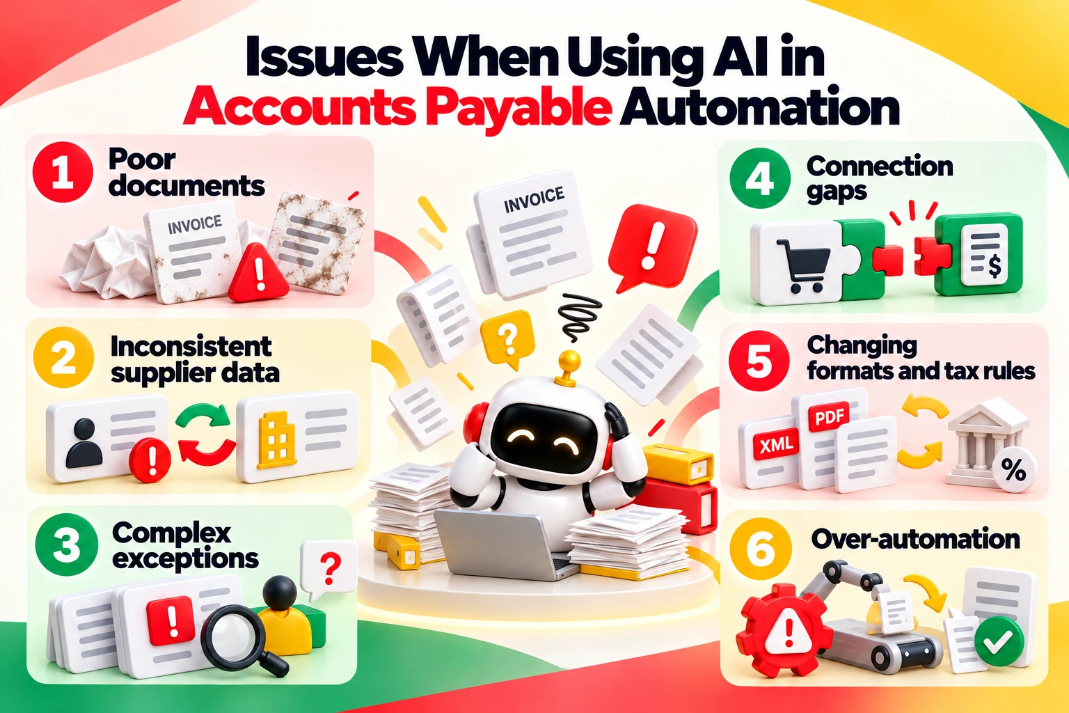 Six issues with AI in accounts payable automation