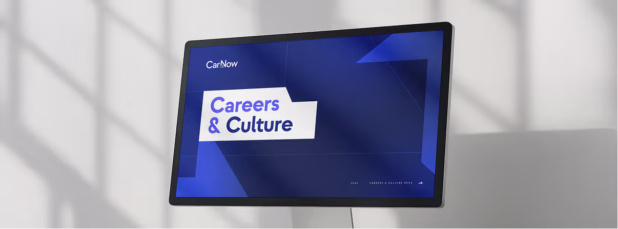 CarNow case study hero image — rebrand by More Than Cars.