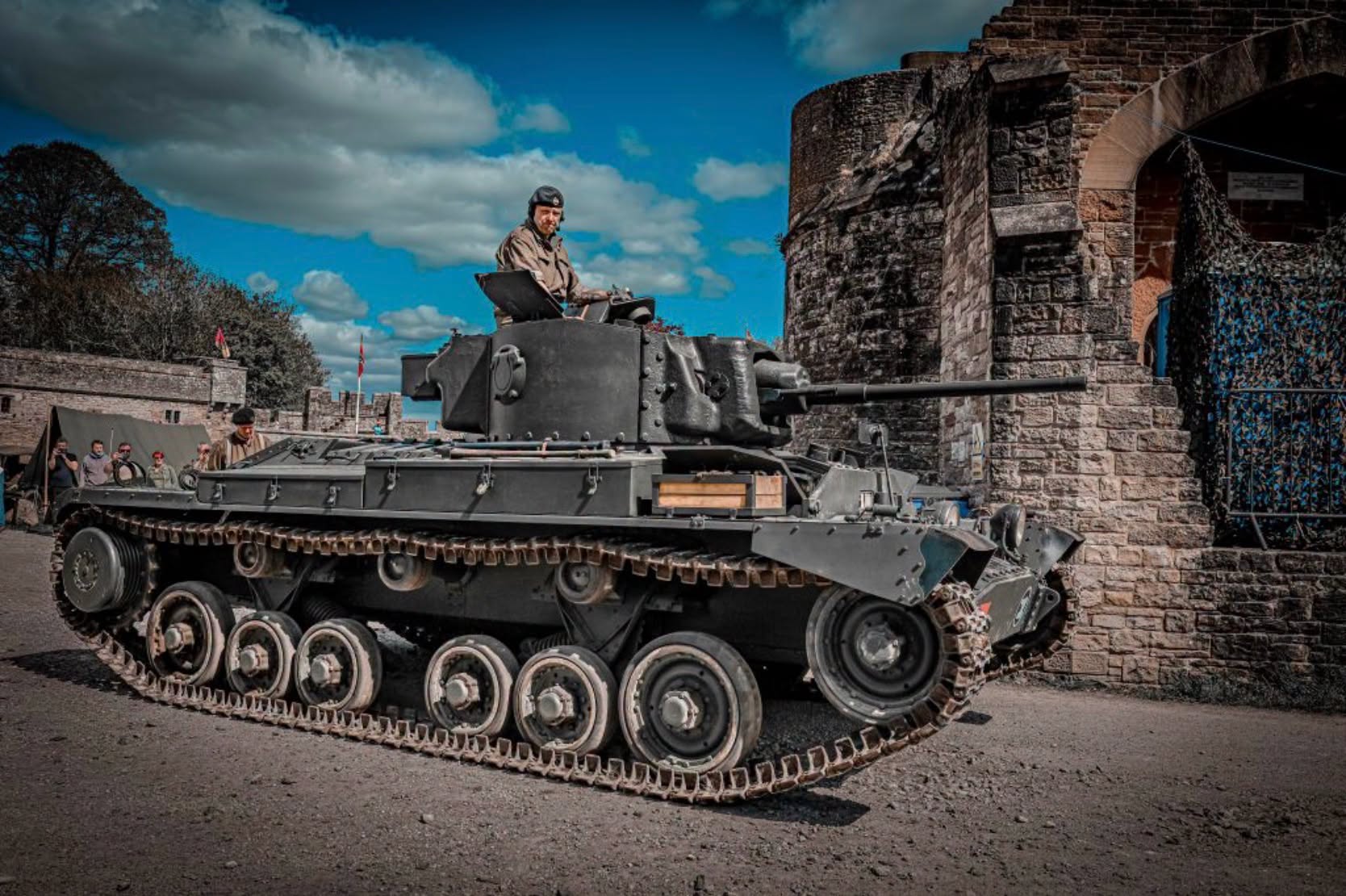 Originally supplied to New Zealand as a training tank during the Second World War. Following a full restoration and it's return to the United Kingdom earlier this year; this will be one of the vehicle's first public appearances and a fantastic addition to our ever growing Second World War line up.