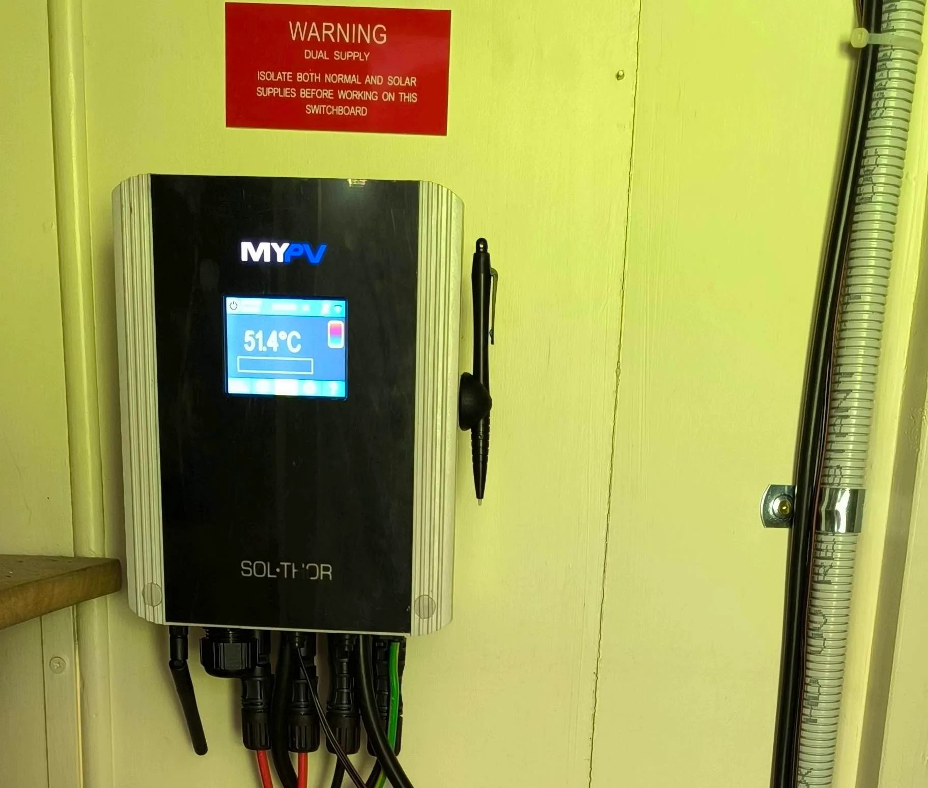 soler solution meter installed