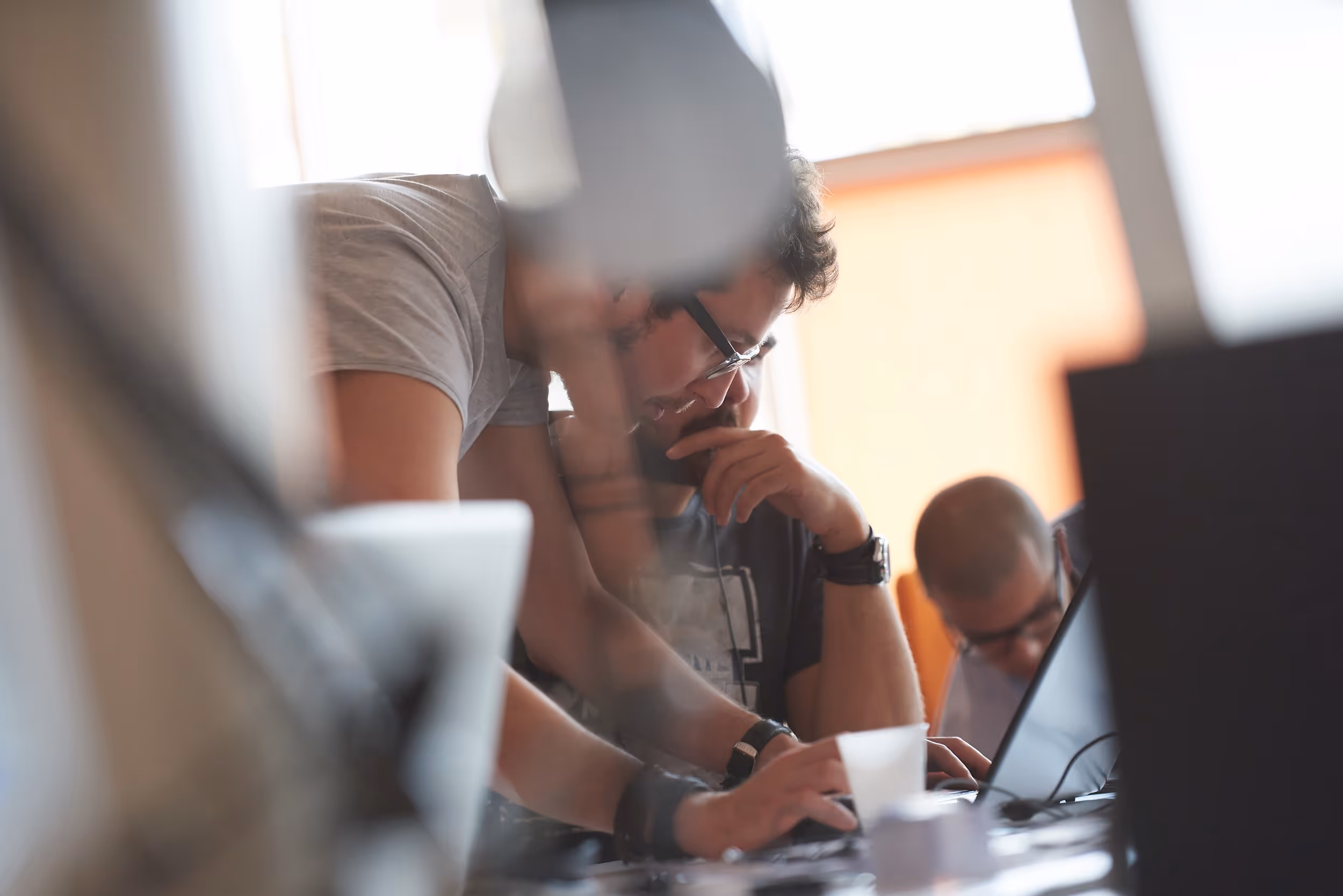 image of an office collaboration scene (for a mobility and transportation)