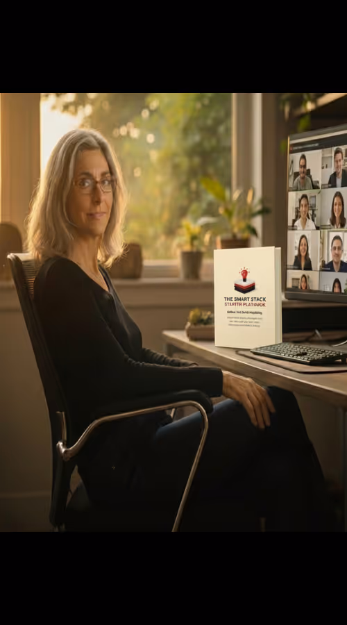 [background image] image of office workspace with desks (for a film production company)