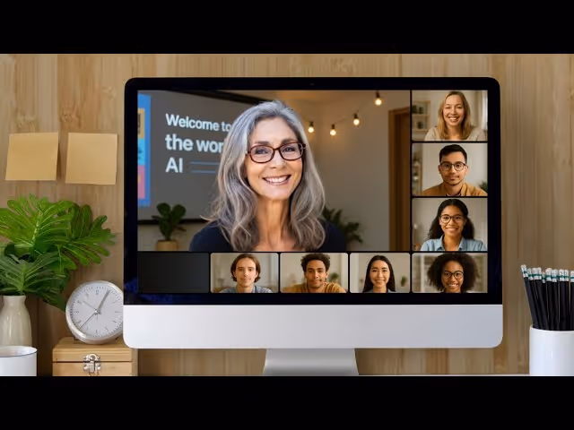 image of tech conference scene