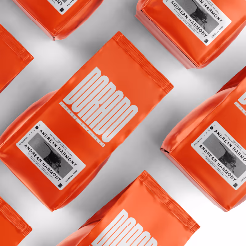 Dorado Coffee 3D packaging Design
