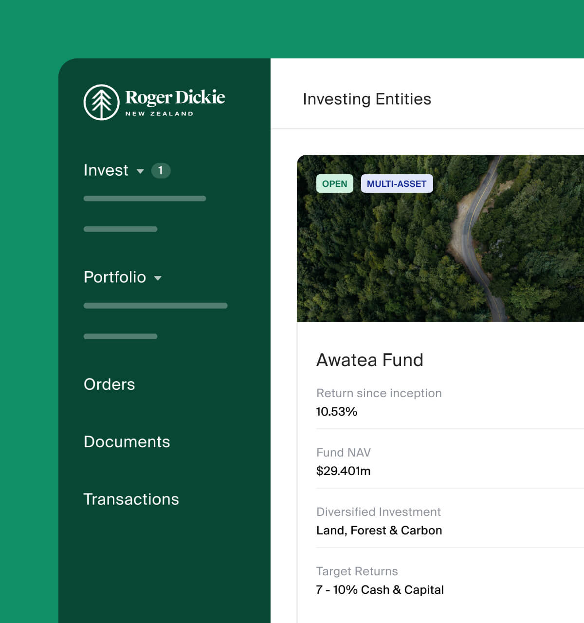 Portfolio preview of Awatea Fund