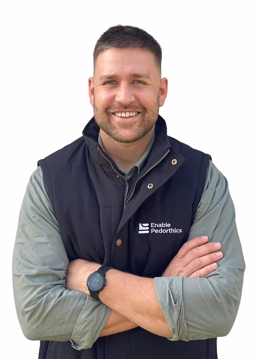 Sam Wallace from Enable Pedorthics