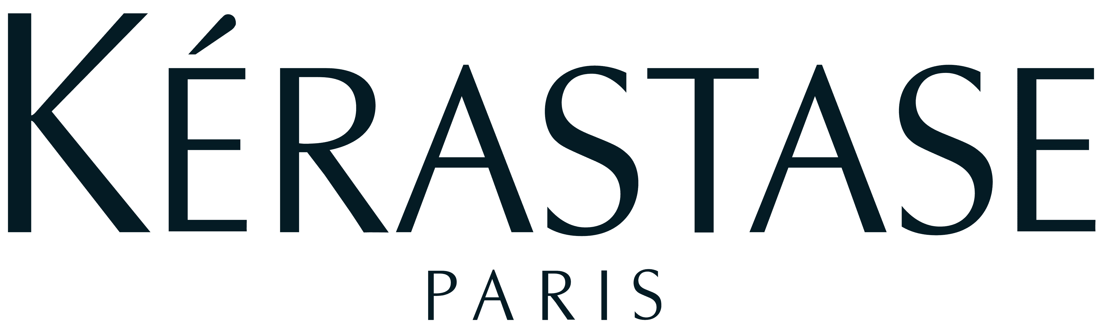 Kerastase Paris logo in elegant serif font.