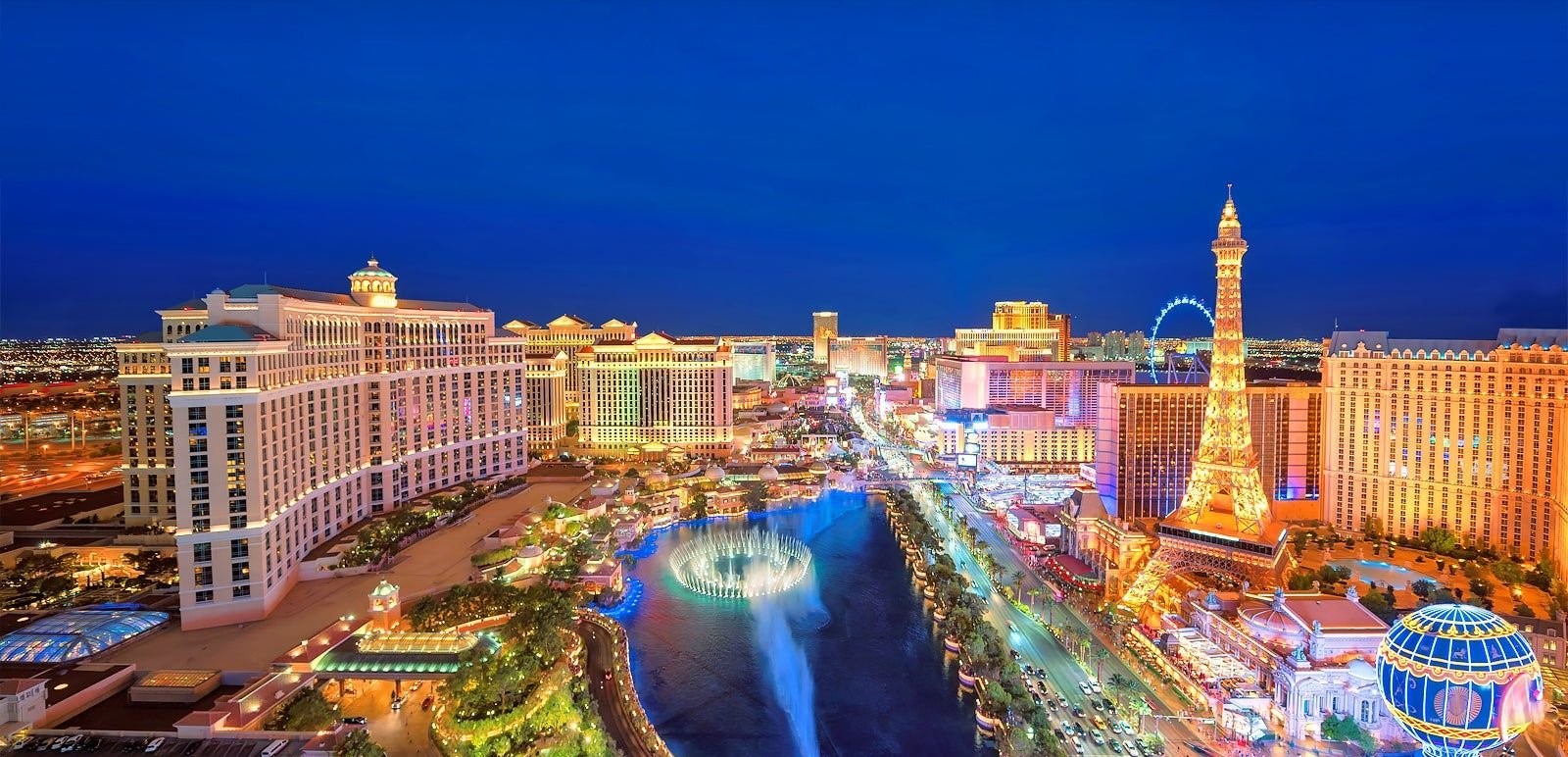 Las Vegas Strip, Nevada FTL and LTL freight shipping from Southern California