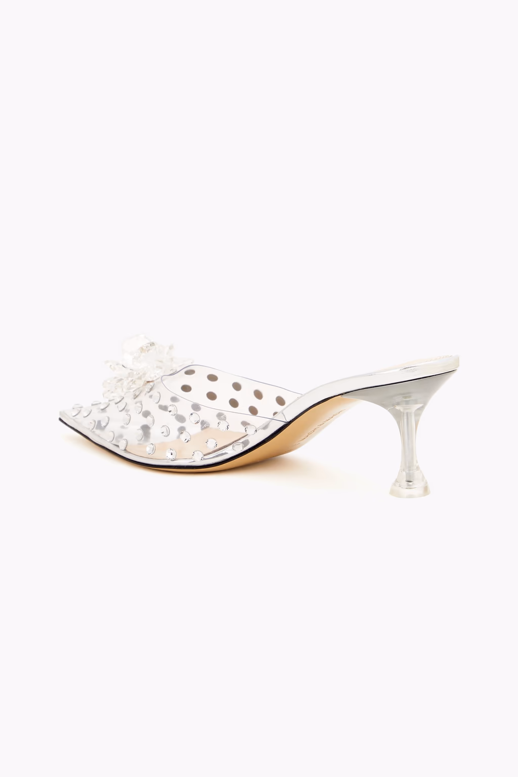 MACH & MACH “Little” Crystal-Embellished PVC Mules (65mm)