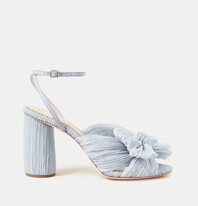 Loeffler Randall Camellia Knot Mules With Ankle Strap