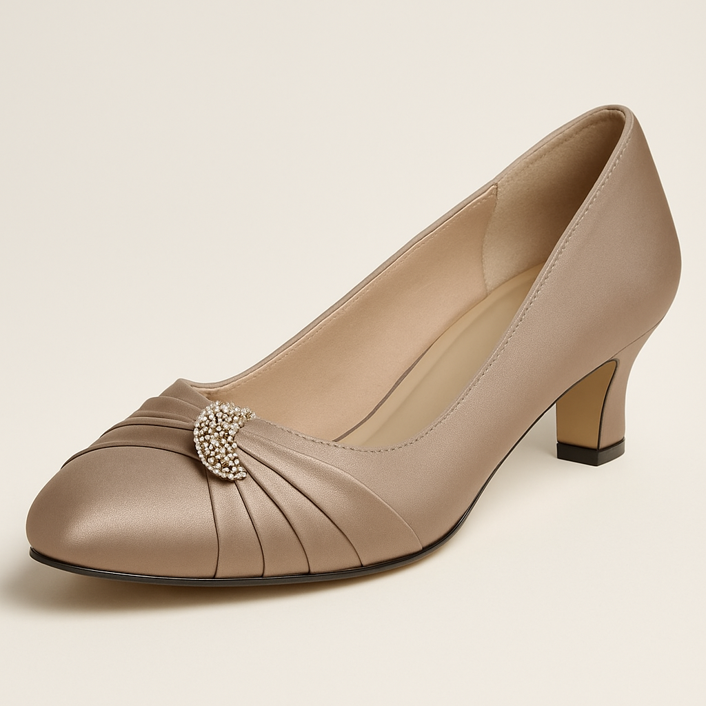 low heel mother of the bride shoes