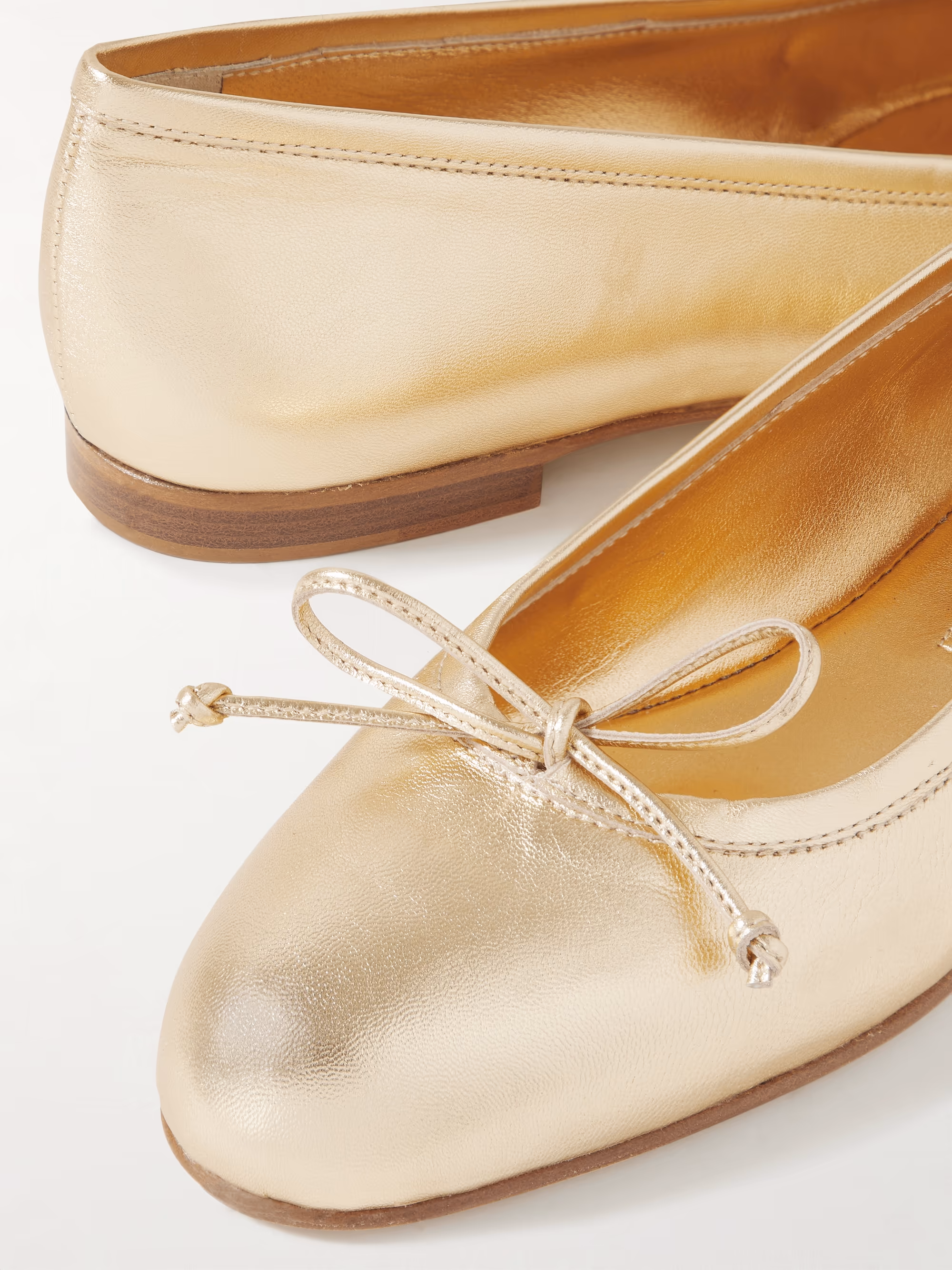 Gold Wedding Flats for bride, bridesmaid or guest