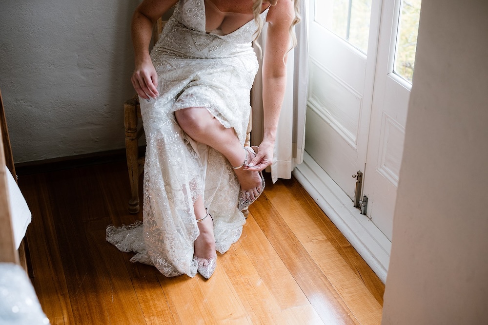 ‍The Best Stylish Clear Wedding Heels for Brides