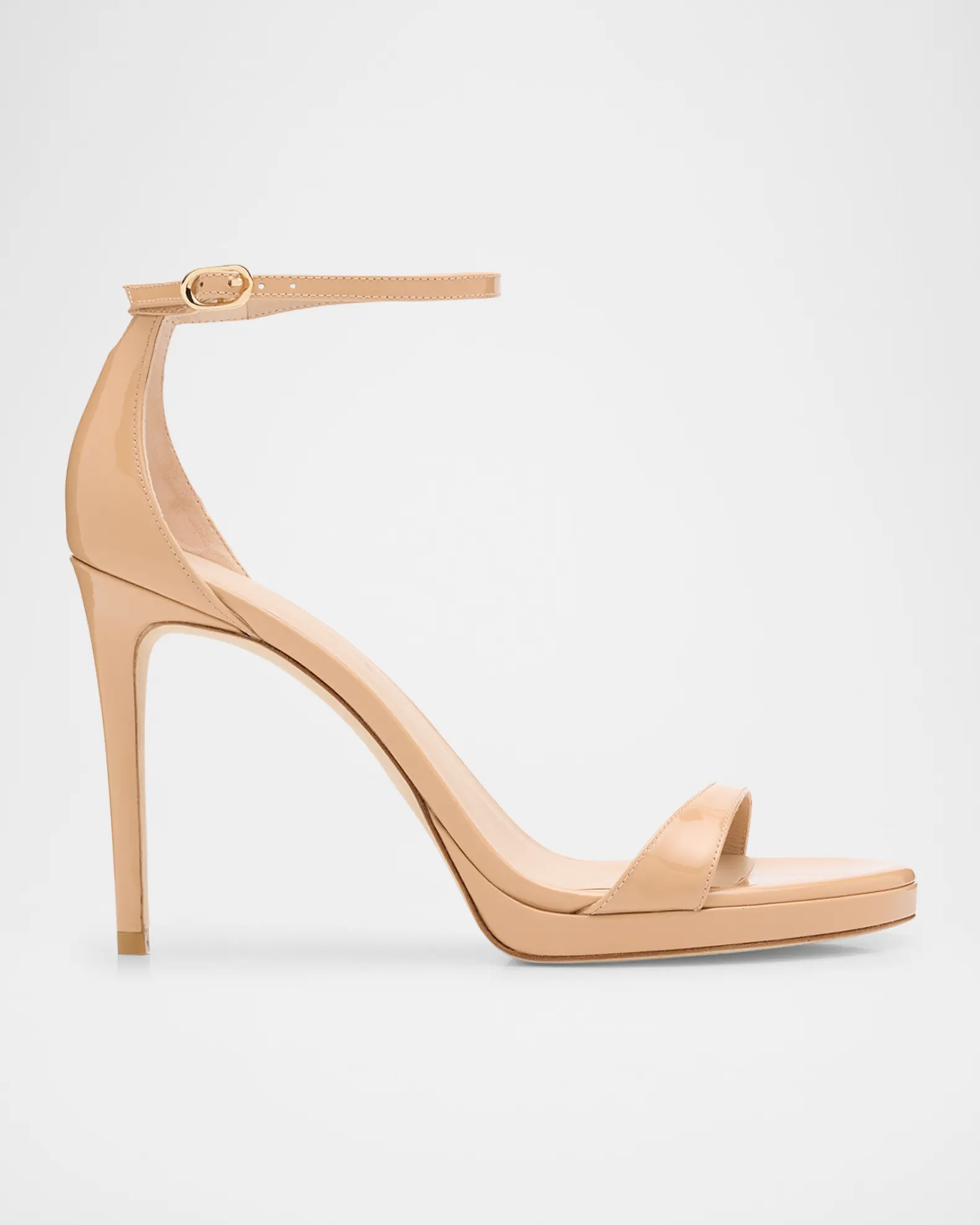Stuart Weitzman NUDIST Patent Leather Platform Sandal