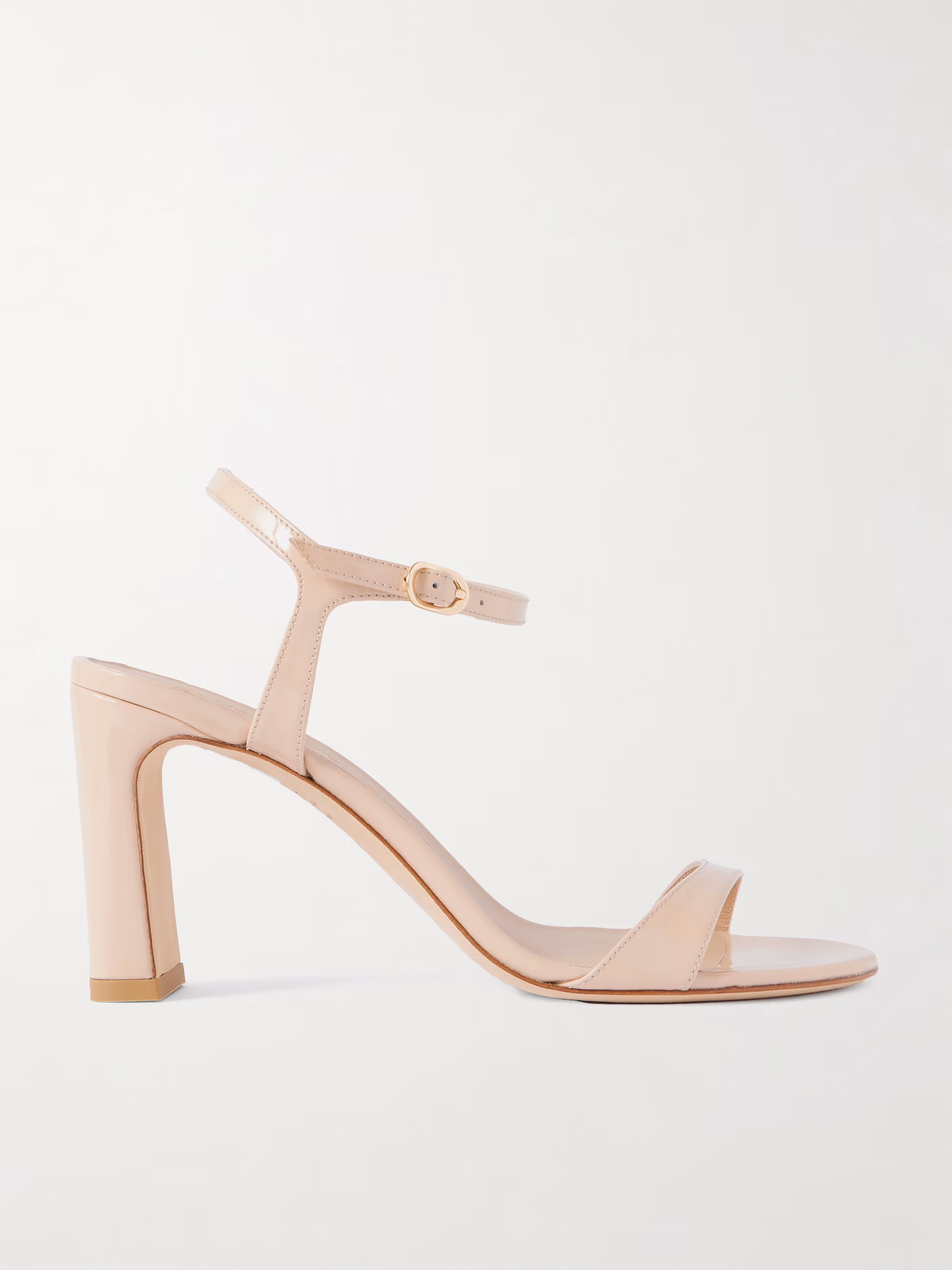 Stuart Weitzman Babette Patent Leather Sandals