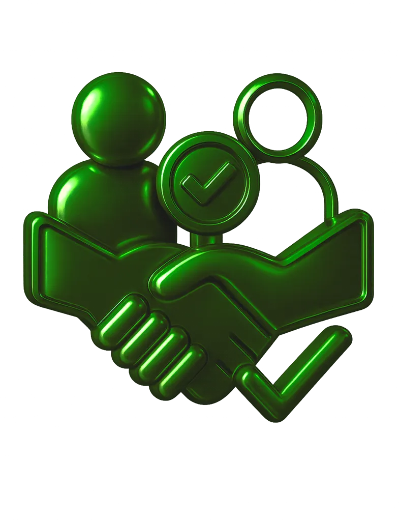 metallic icon for supplier onboarding