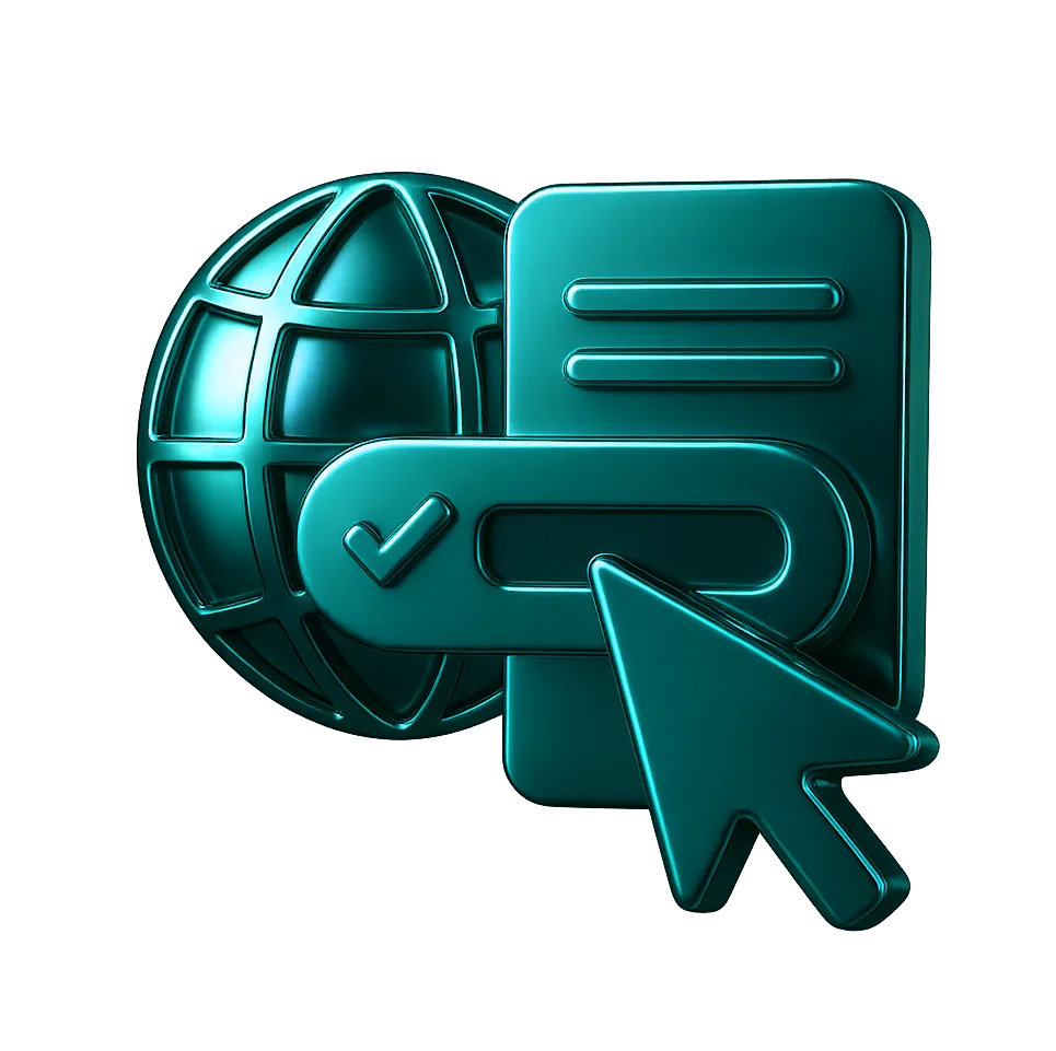metallic icon for e-sourcing
