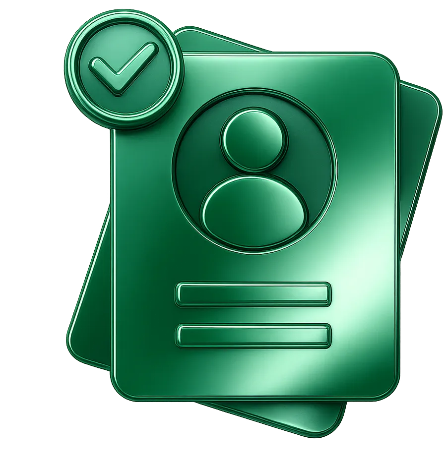 metallic icon for supplier experience