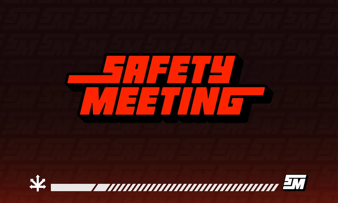 Safety Meeting vape lineup with new flavors Maui Wowie, Cherries N’ Berries, and Blueberry Banana Pancakes displayed with updated packaging and logo