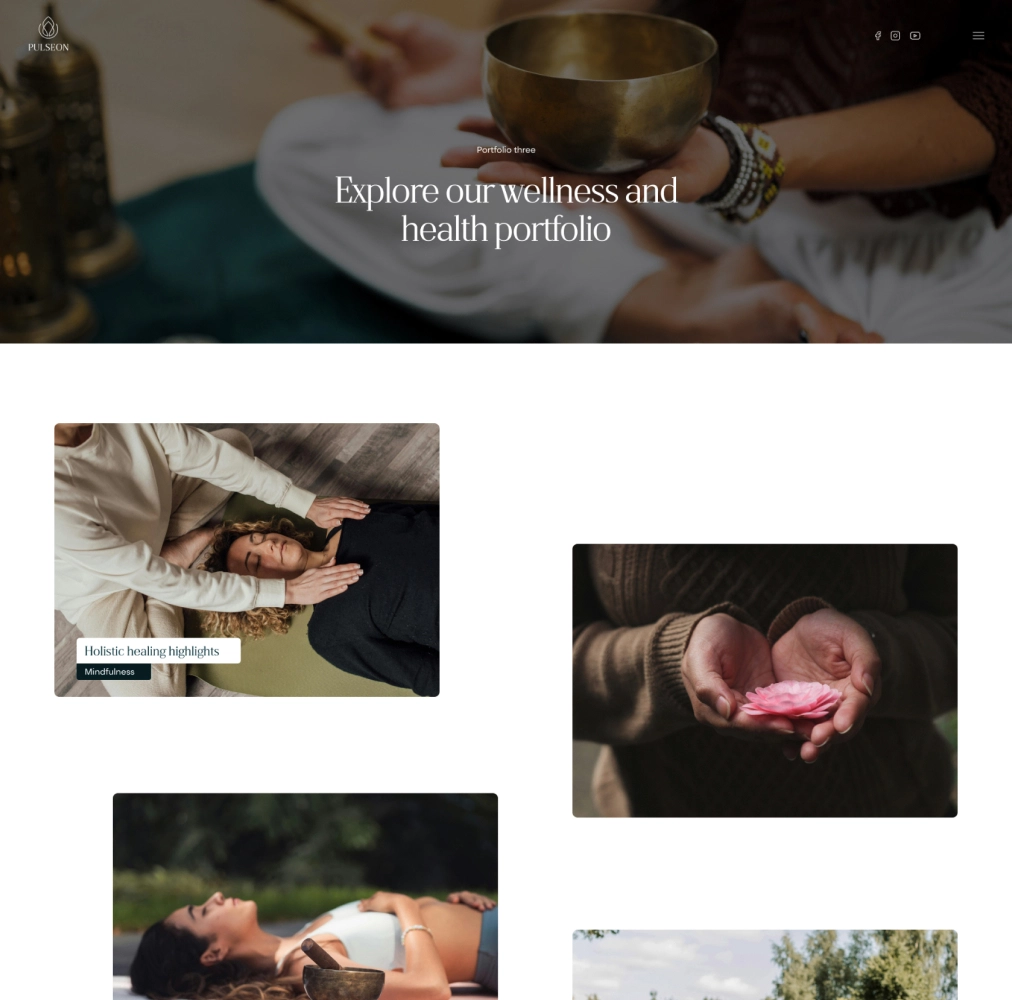 pulseon landing portfolio image