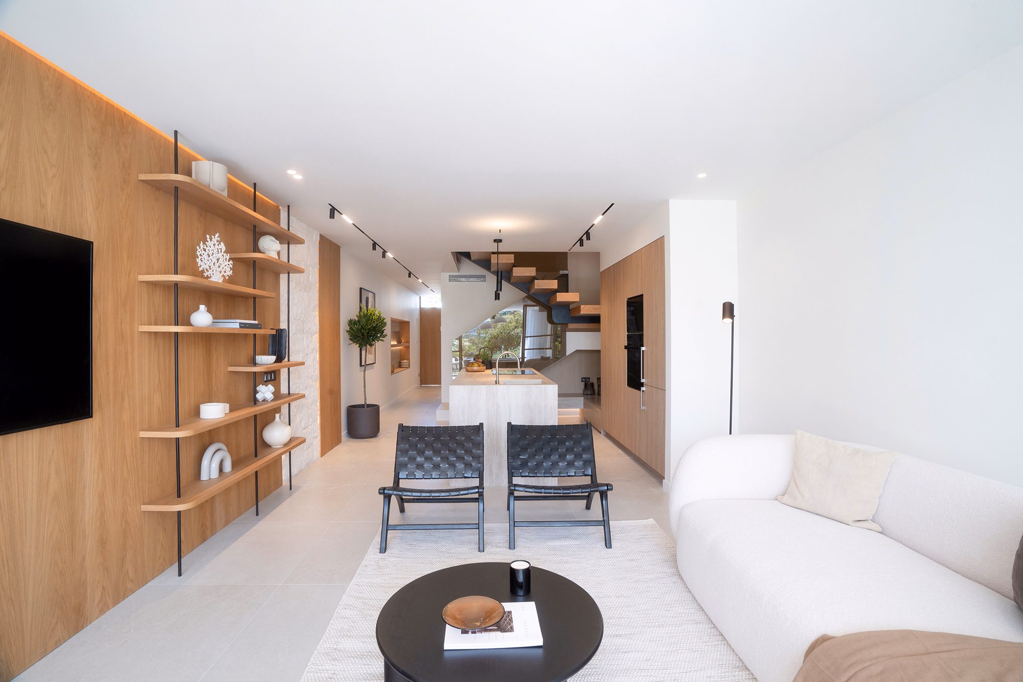 Sunlit living space with indoor-outdoor connection at CASA ILIA, Aloha