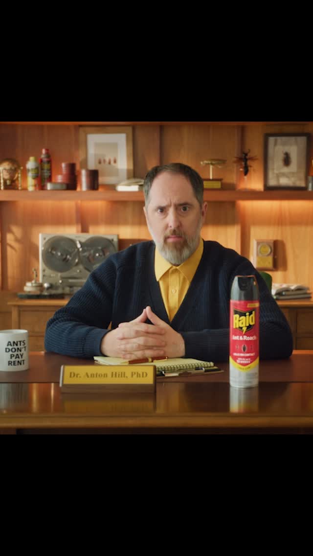Hats off to @blackcoff.ee for bringing the laughs in this new spot for @raid â 45 seconds of expertly prescribed comedy.
.
.
.
Agency: @ogilvychicago 
Director: Black Coffee
MP: @geno_imbriale
Managing Director: @kirstenaronginoâšHoP: @sparkjones13âšExecutive Producer: @citizeno 
Staff Producer: @oliviapossinoâšStaff Coordinator: @shaydanmkâšLine Producer: @buck_coria 
1st AD: Patrick Bruno 
DP: @mikeistheboss 
Key Grip: EJ Huntemann 
Production Manager: Holli McGinley 
Production Coordinator: Jeremy Freeman 
Production Designer: Mark Dalpra 
Stylist: @krystynjmakeup 
Key Makeup: Maria Del Angel 
.
.
.
Sales Rep: @nikkiweissandco 
#ArtClassContent #BlackCoffeeDirectors #Raid #CommercialSpot #ComedyAd #ProductionLife