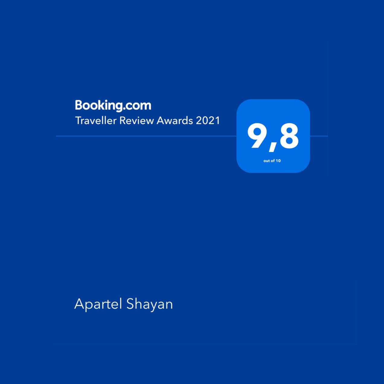 booking score img 9.8