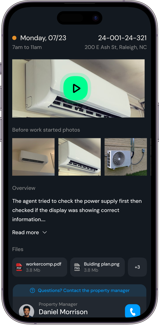 Sentinel Service Provider Phone App