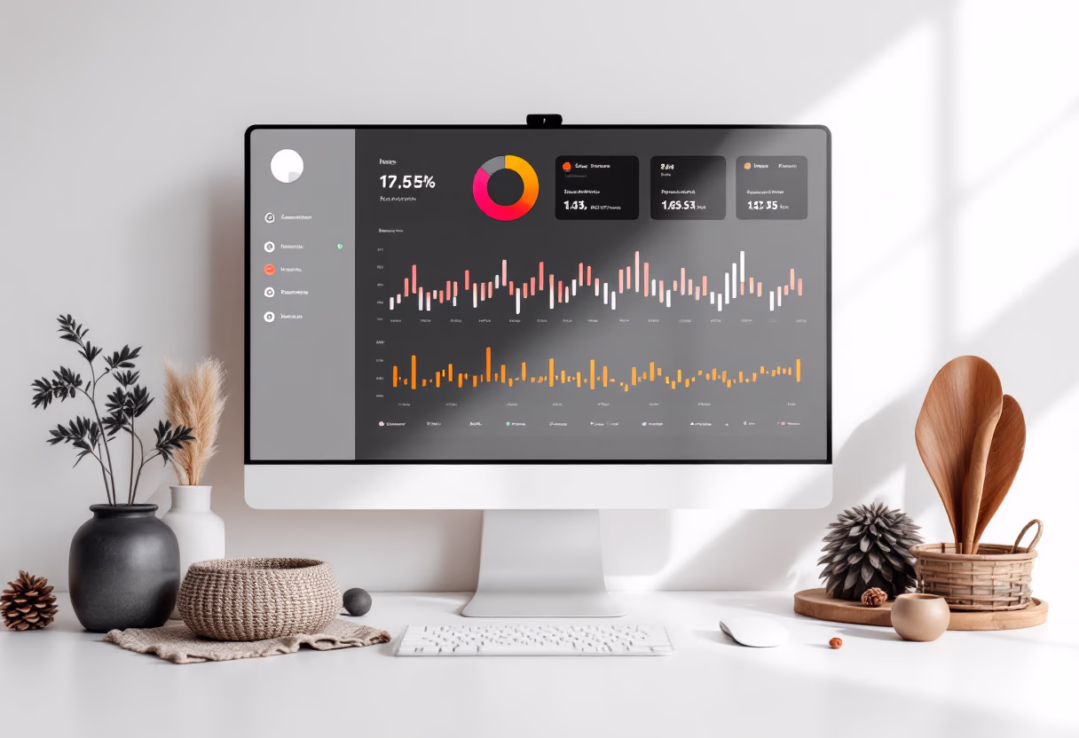 [interface] image of a dashboard interface (for a productivity tools business)