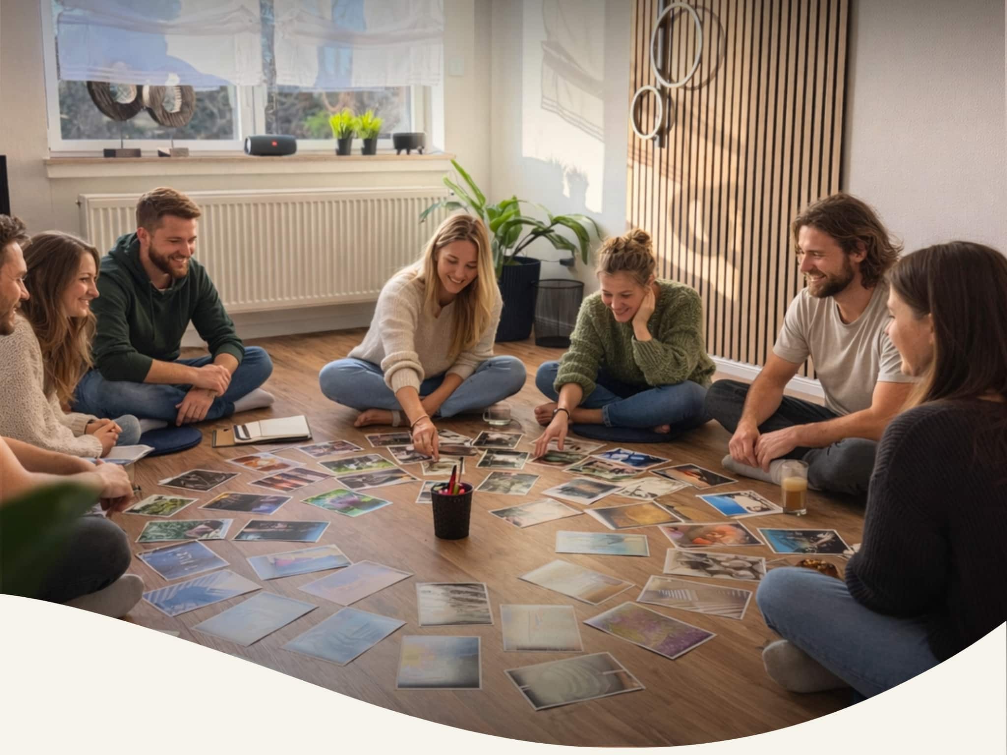 Atmosphärischer Raum für Workshops und Retreats