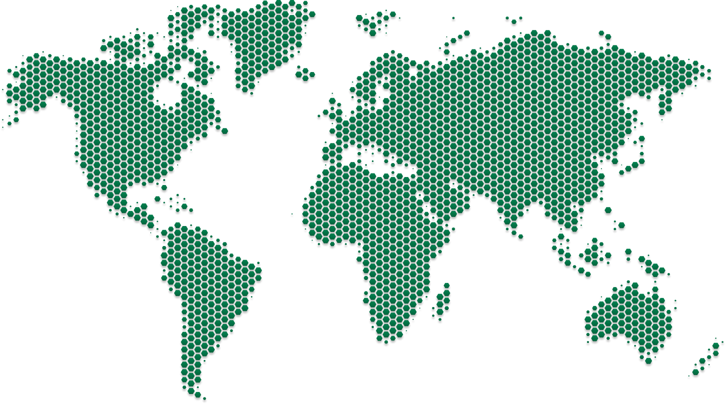 World Map where Hardskills offices are situated