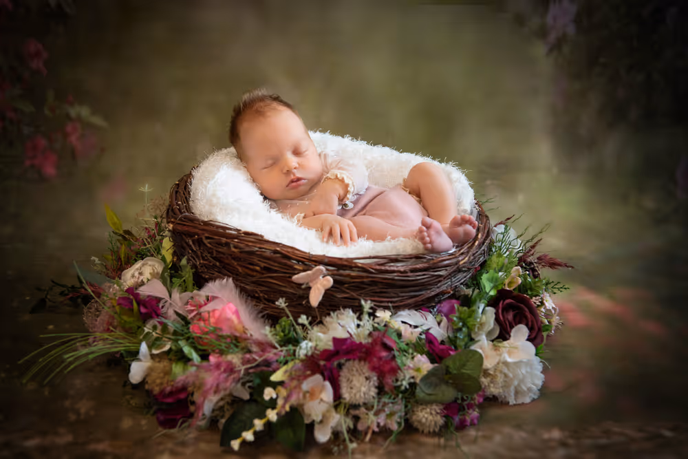 Baby-Detail beim Neugeborenenshooting in Ostthüringen