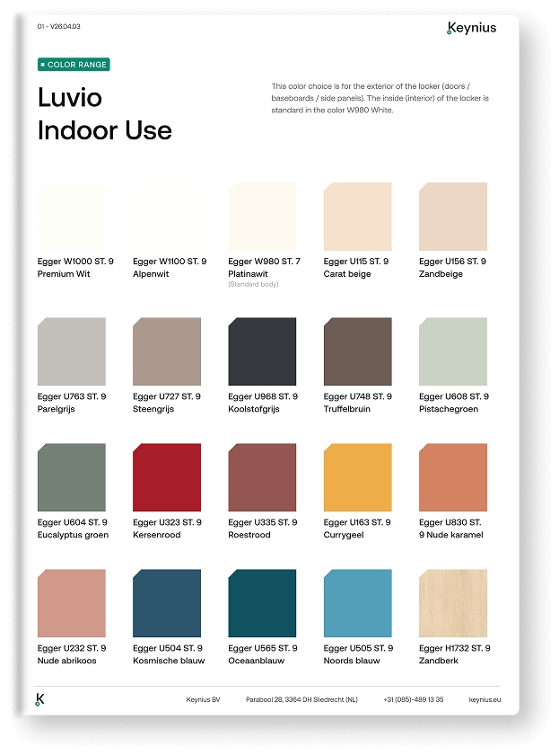 Luvio color chart file