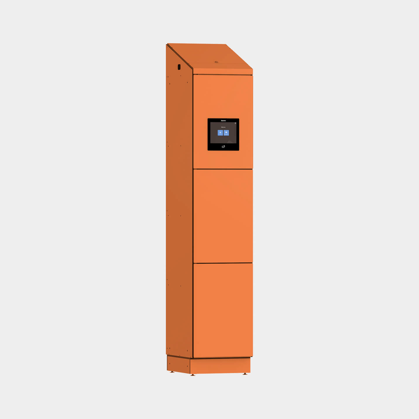Solid locker Sloping model in 1015 color