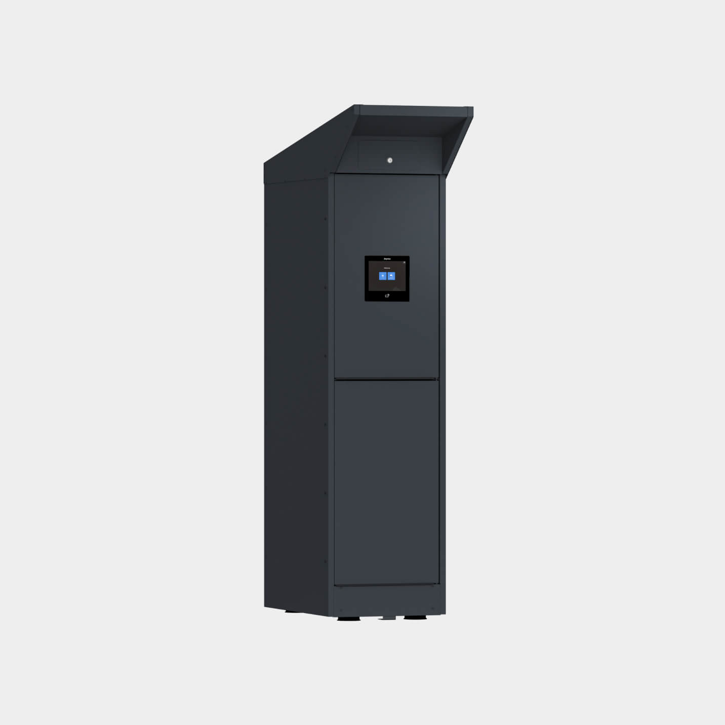 Outdoor locker in RAL7016 color