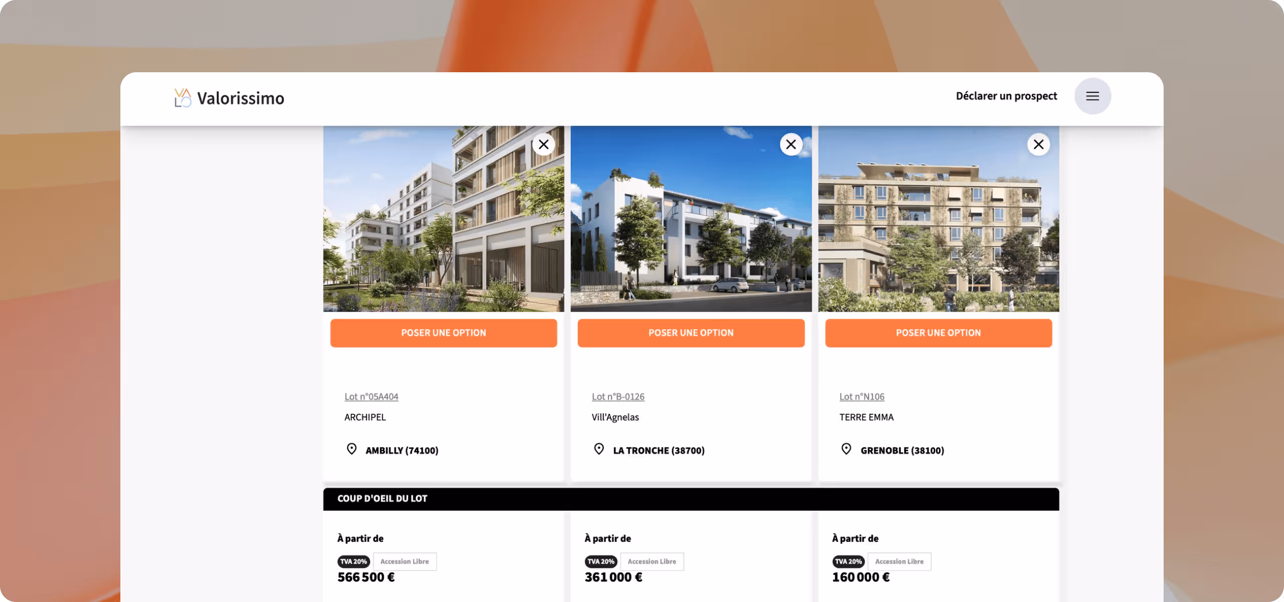 comparateur plateforme cgp valorissimo