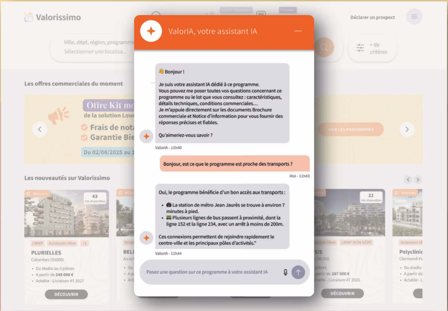 plateforme agent IA cgp valorissimo