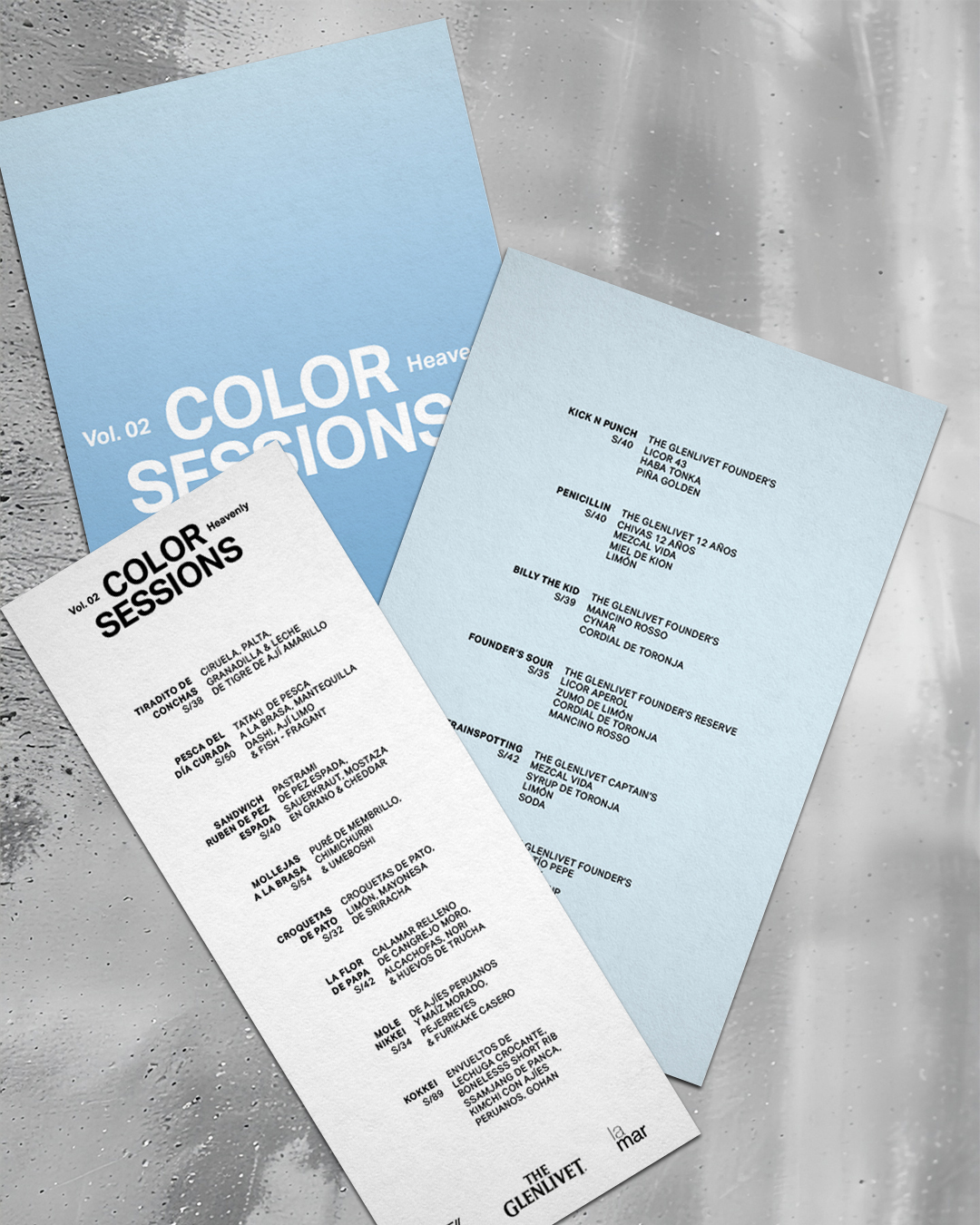 Color Sessions menu