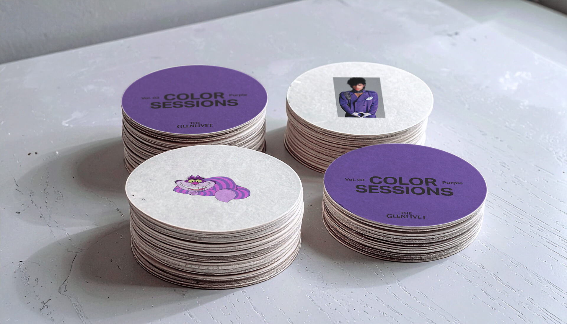 Color sessions coasters