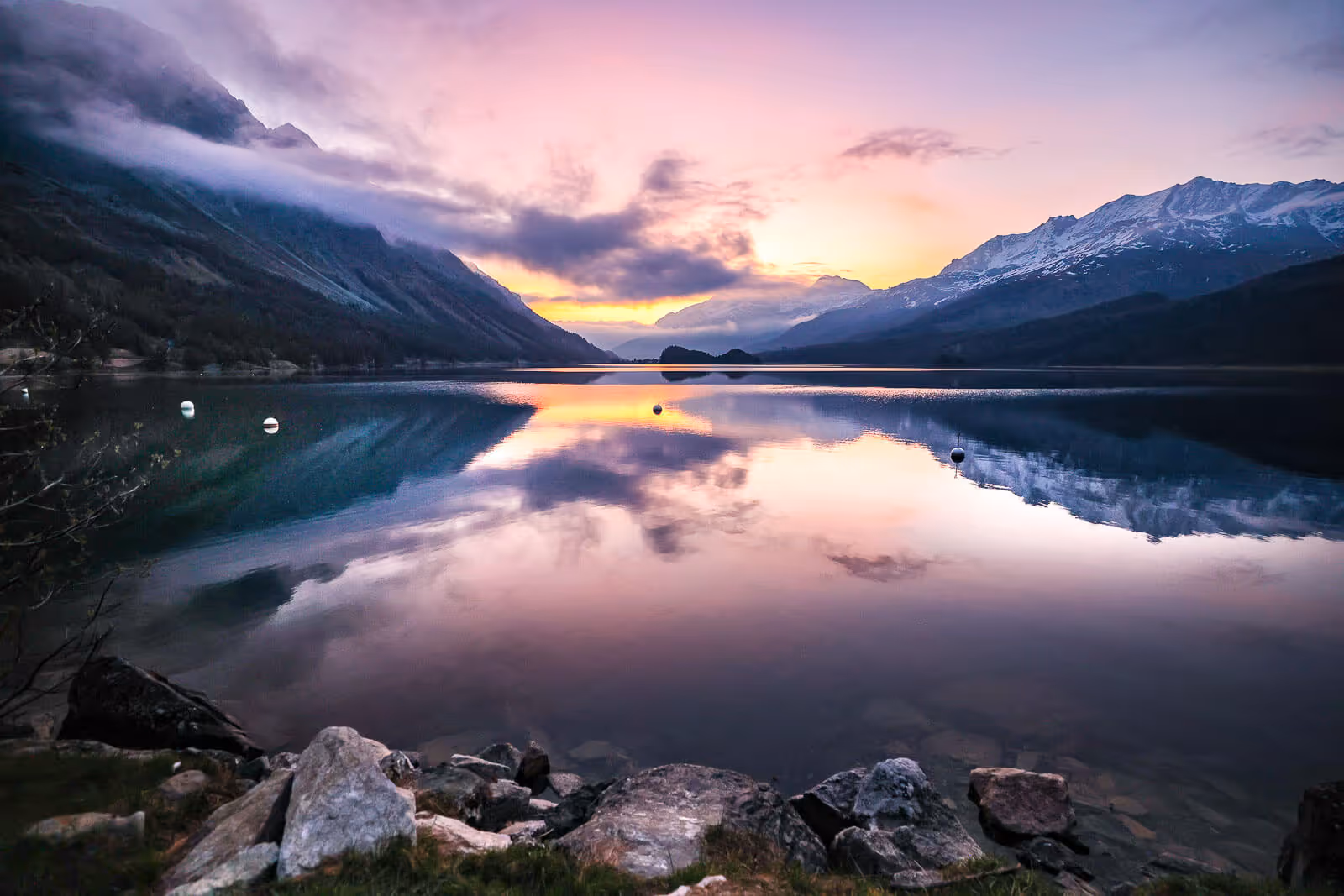 Silsersee Morgendämmerung
