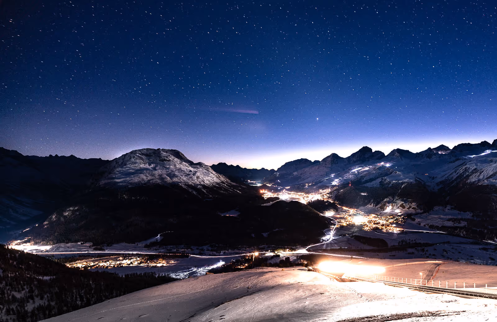 Muottas Muragl Nacht