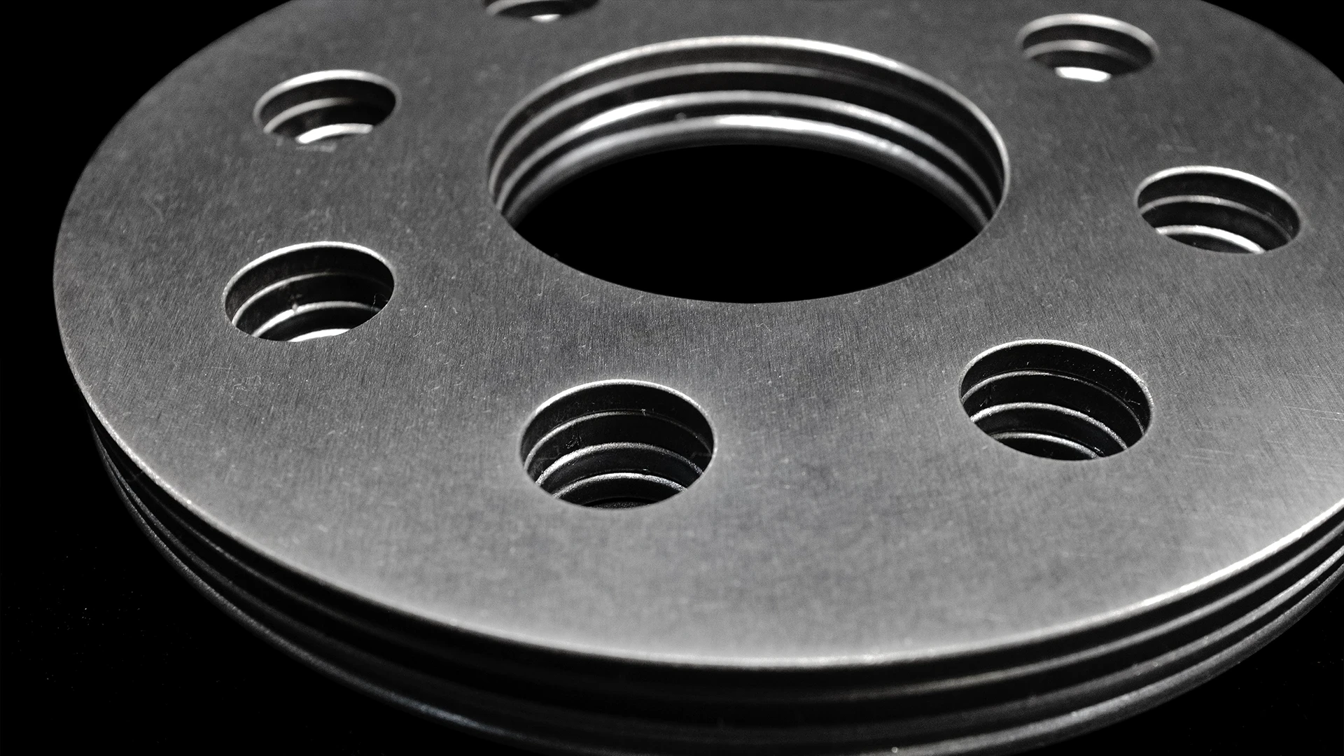 Workpiece with interior features such as holes and slots is perfectly processed