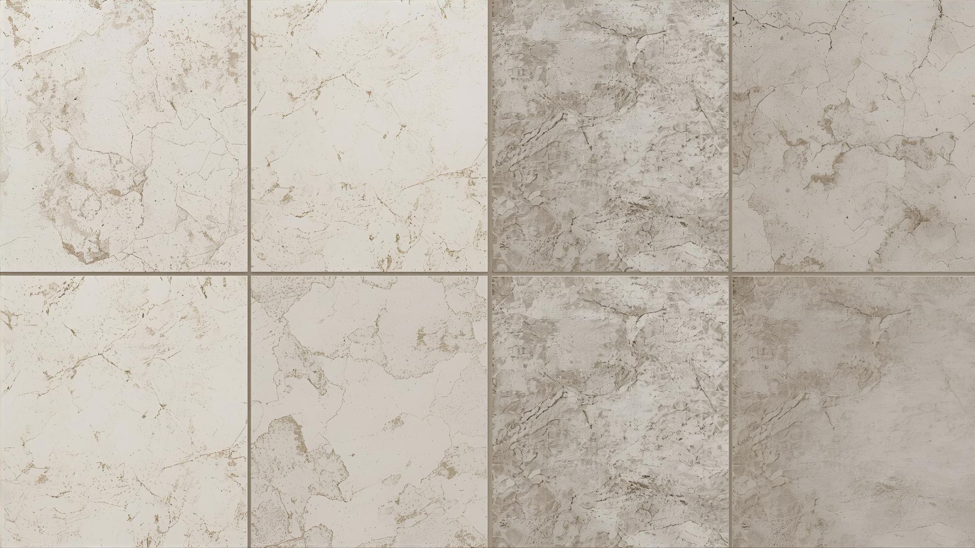 Different types of tiles