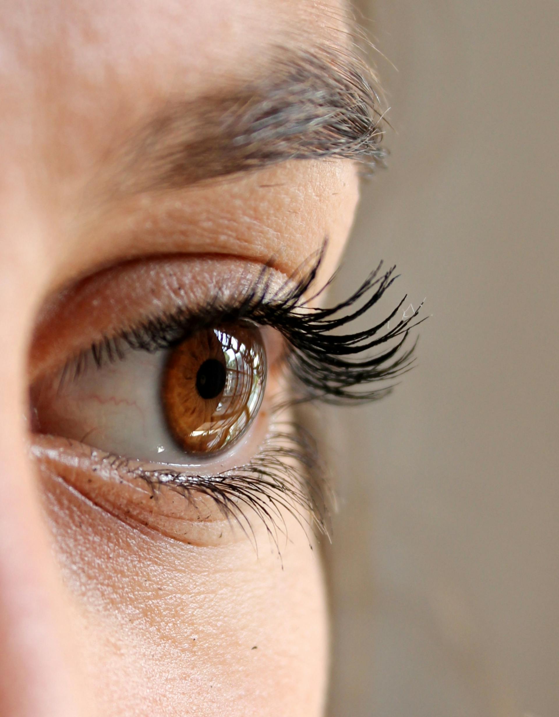Women Wearing Contact Lenses