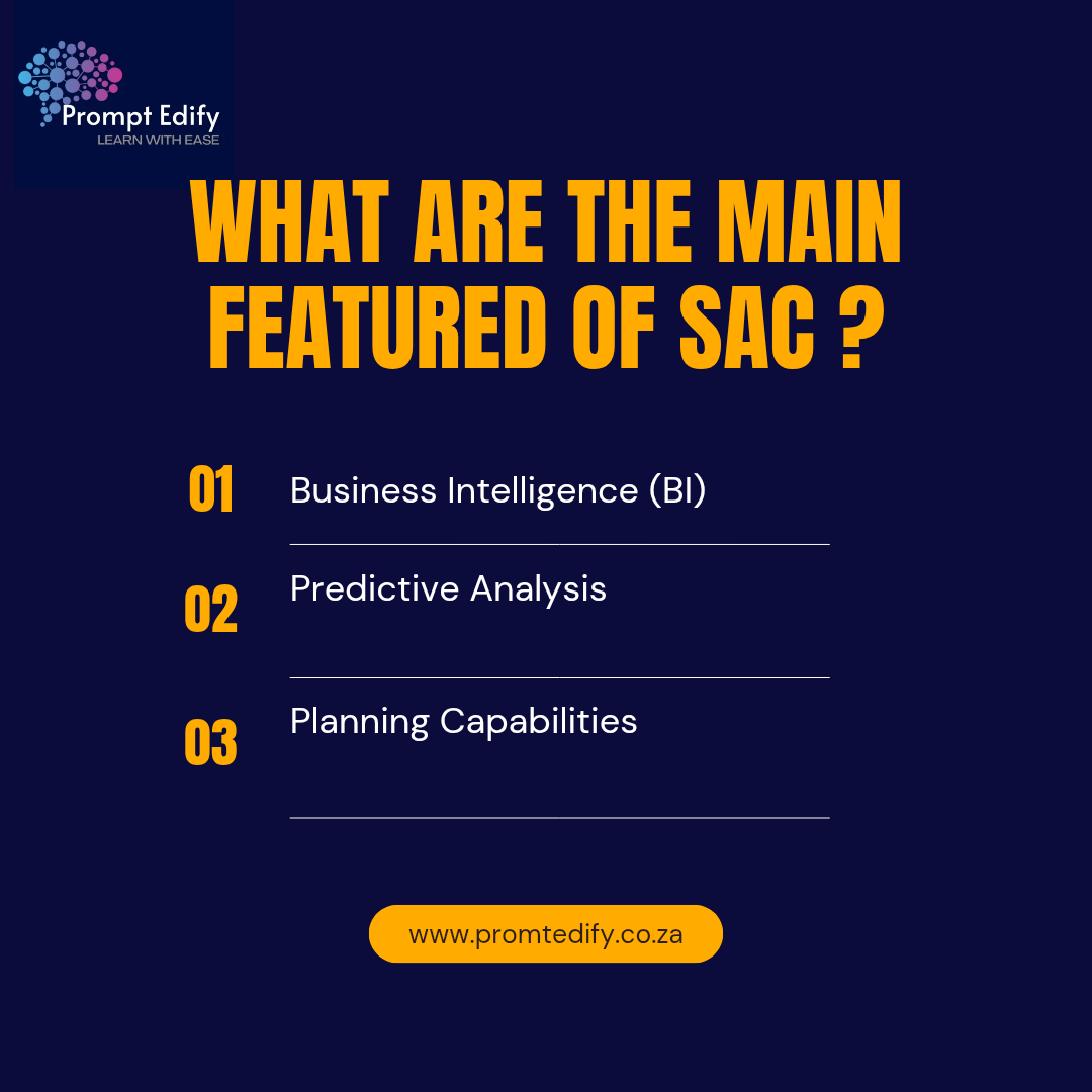 Image shows main featured of SAC