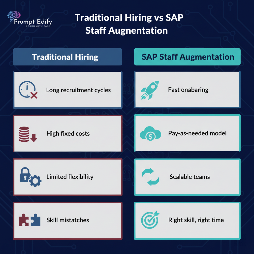 Traditional Hiring Vs SA Staff Augmentation