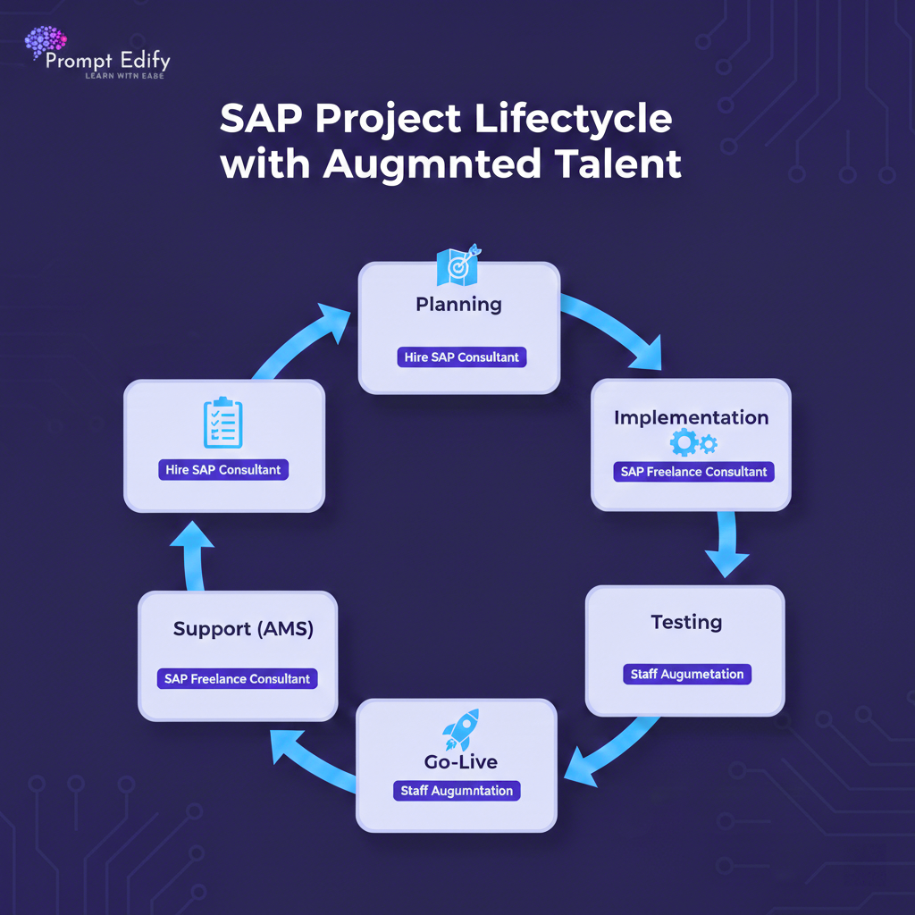 SAP Project Lifecycle with augmented talent