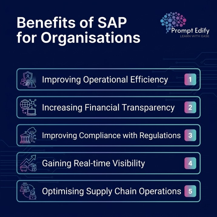 The benefits that SAP offers organisations 